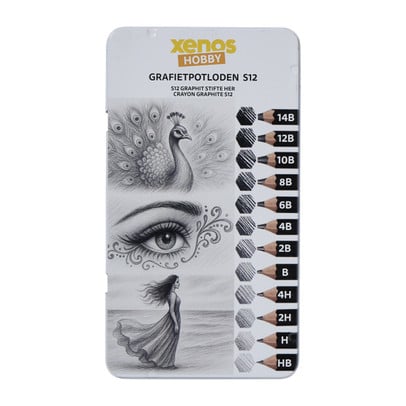 Grafietpotloden - set van 12