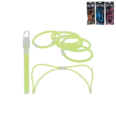 Glow in the dark party pack - diverse varianten