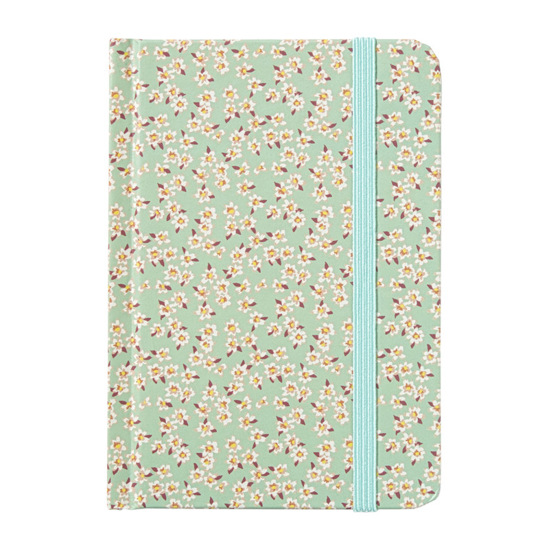 Notitieboekje - groen - 10.5x14.8 cm