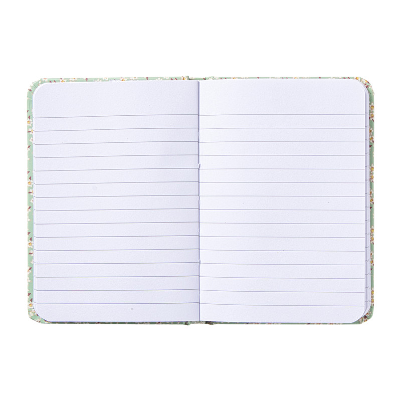 Notitieboekje - groen - 10.5x14.8 cm