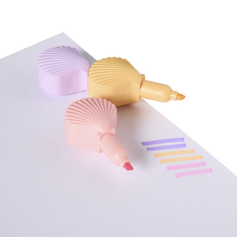 Markeerstiften schelpen - set van 6
