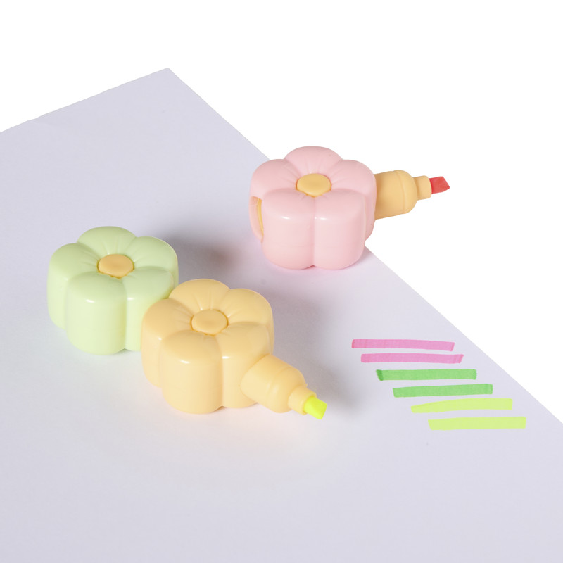 Markeerstift bloem - set van 6