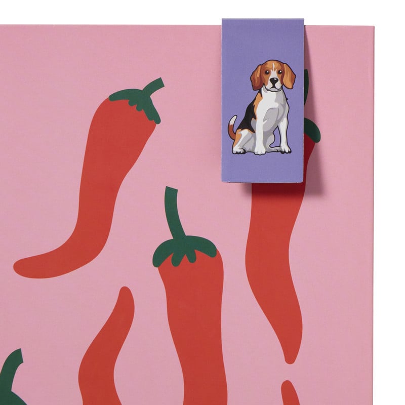 Magnetische boekenlegger hond - diverse varianten