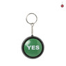 Sleutelhanger button yes/no - diverse varianten