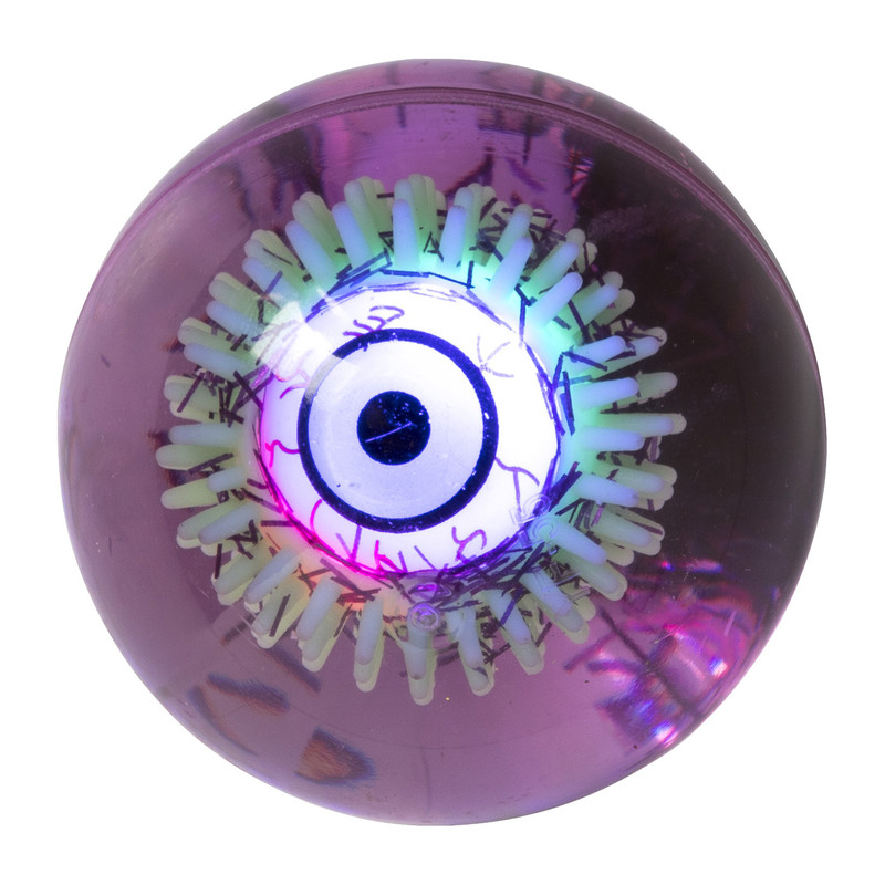 Stuiterbal oog met licht - diverse kleuren