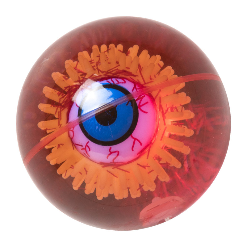 Stuiterbal oog met licht - diverse kleuren