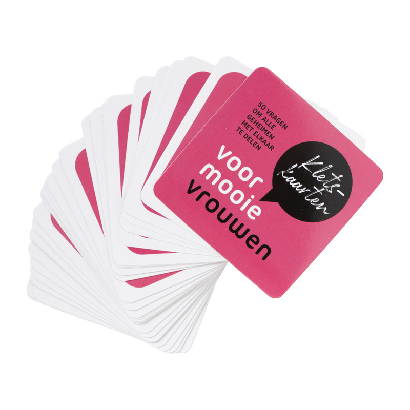 Kletskaarten voor vrouwen - 50 kaarten