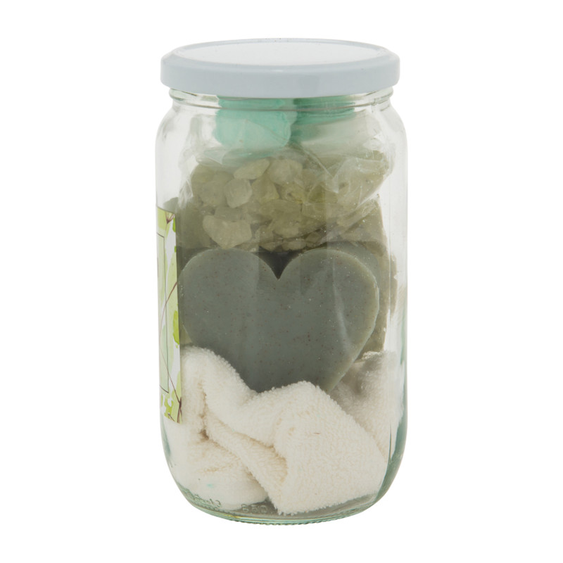 Spa in a jar - groen - 20x15x15 cm
