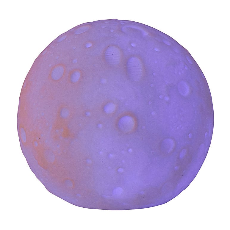 LED lamp maan - met kleurovergang - ø8x7.5 cm 