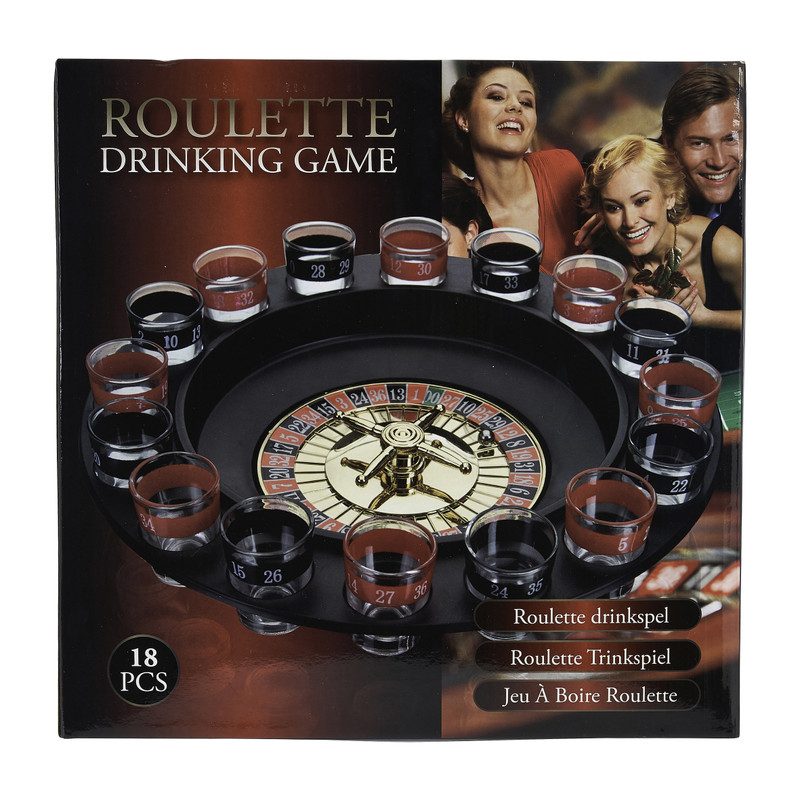 Drank roulette - 16 shotglaasjes