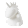 Unicorn lamp LED - wit - 9x10x11,5 cm