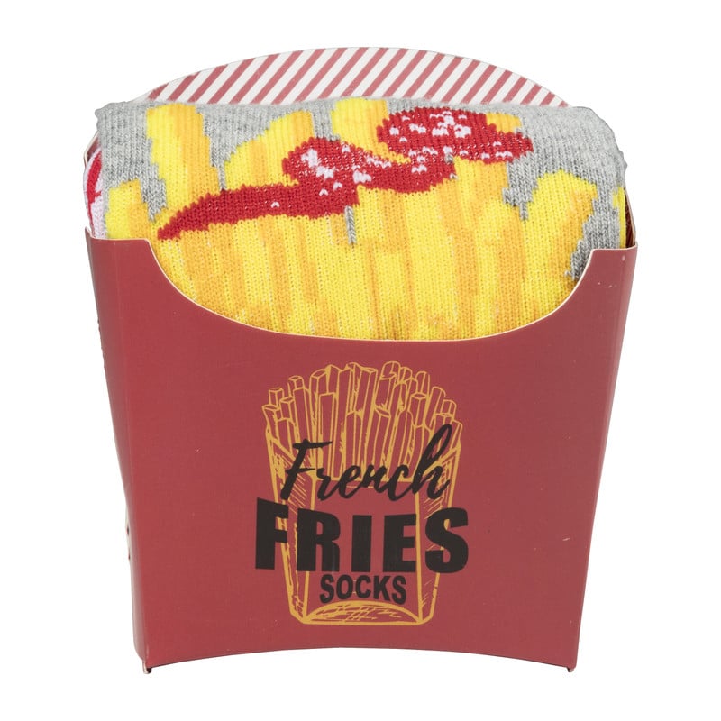 French fries sokken - diverse varianten - maat 36-41