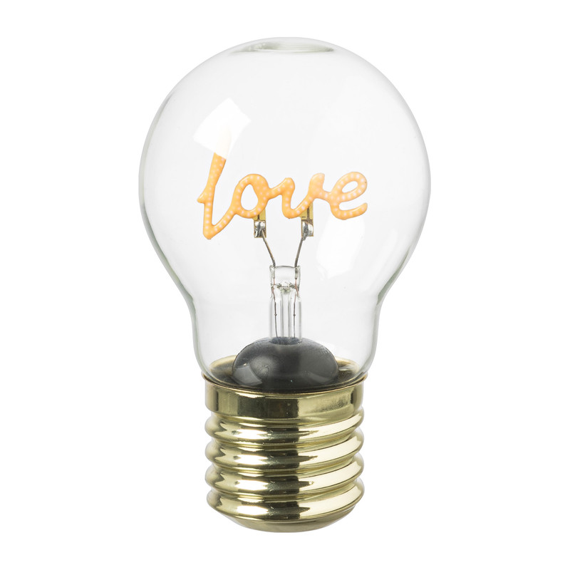 Ledlamp love - 7x7x12 cm
