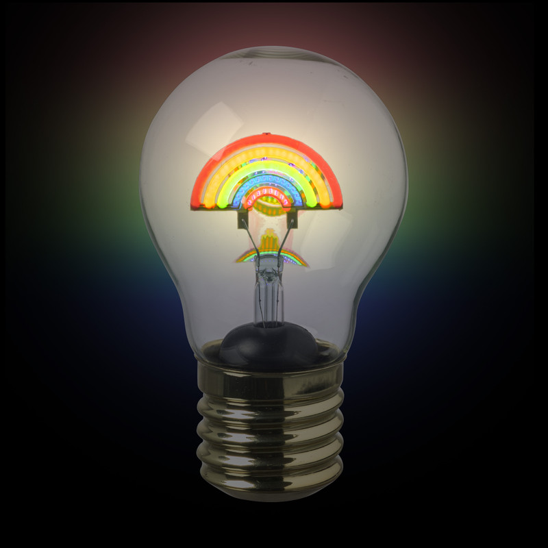Ledlamp regenboog - 7x7x12 cm