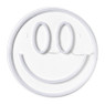 Neon LED lamp smiley - geel - ø33x2 cm