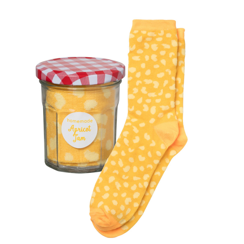 Sokken in jampotje - ø7.5x8 cm
