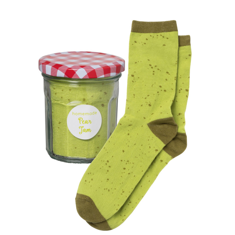 Sokken in jampotje - ø7.5x8 cm