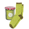 Sokken in jampotje - ø7.5x8 cm