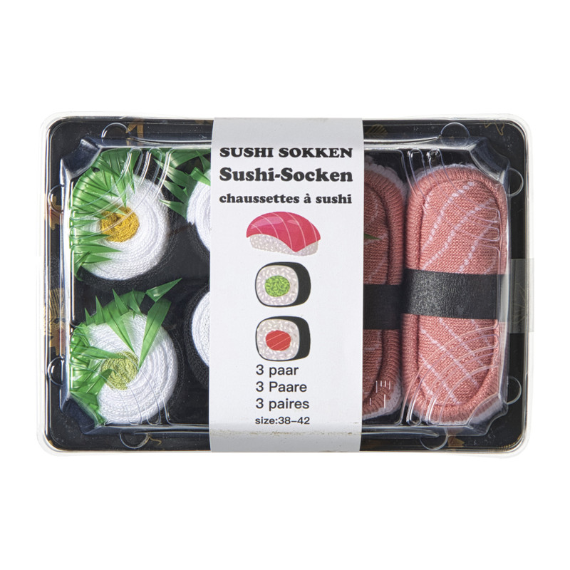 Sokken sushi - 3 paar - maat 38-42