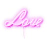 Neon LED lamp love - roze - 30x15 cm