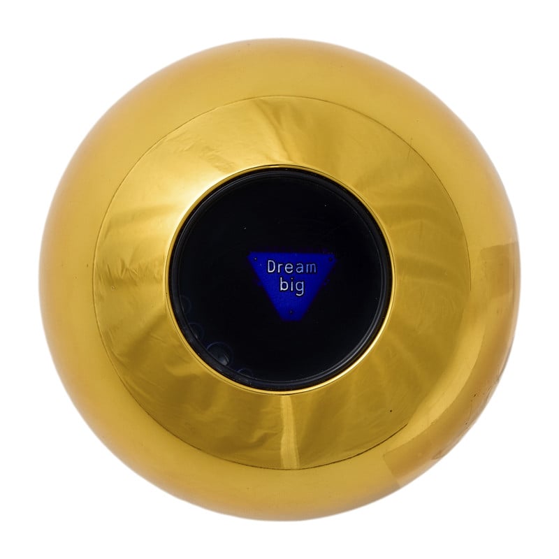 Positiviteitsbal - goudkleurig