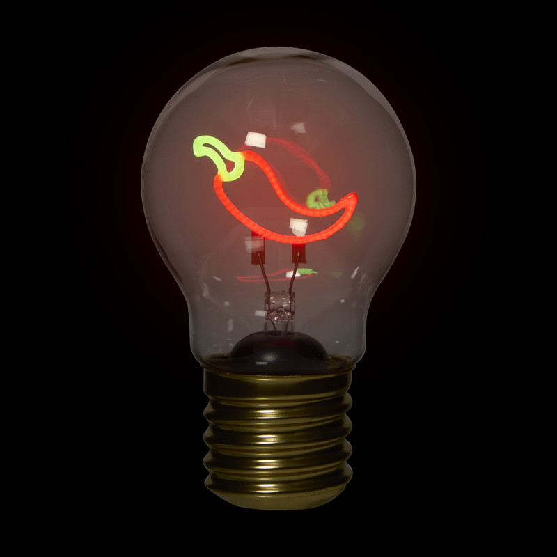 Ledlampje peper - rood - ø7x12 cm