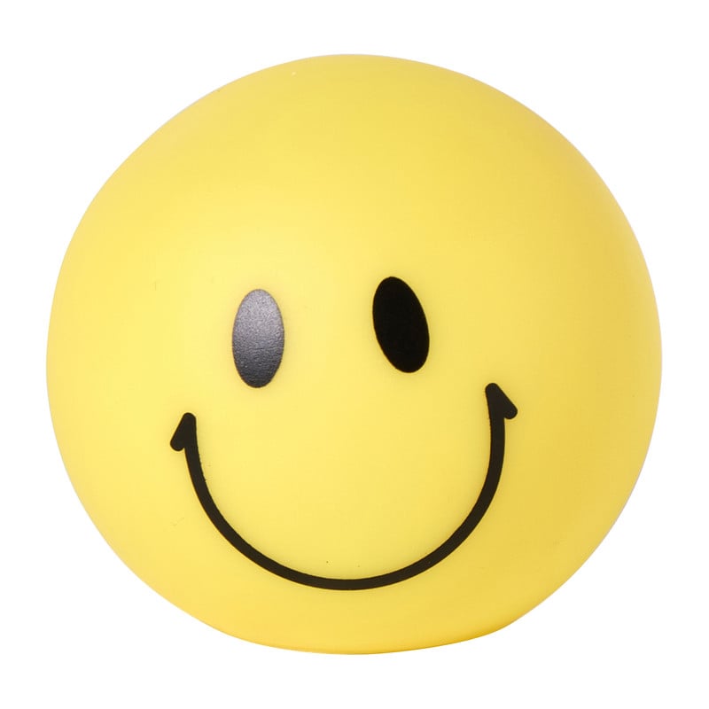 Smiley lamp klein - ø8x7 cm - diverse varianten