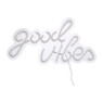 Neonlamp good vibes - multikleur - 21.5x40.5 cm