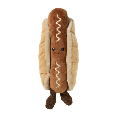 Pluche knuffel hotdog