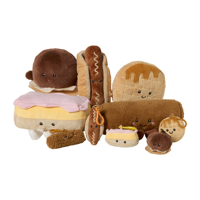 Pluche knuffel hotdog