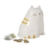 Spaarpot kat - multikleur - 15x13.9x11.4 cm