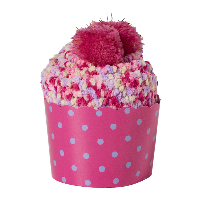 Fluffysokken muffin - roze - maat 38-42