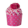 Fluffysokken muffin - roze - maat 38-42