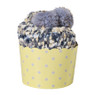 Fluffysokken muffin - geel - maat 38-42