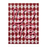 Canvas bord love led lampjes - rood - 30x40x3 cm 