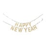 Slinger happy new year- goud - 2 meter