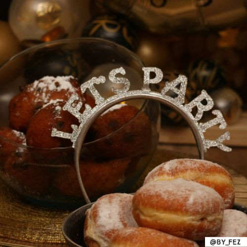 Tiara happy new year - goud