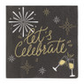 Servetten let's celebrate - papier - 33x33 cm