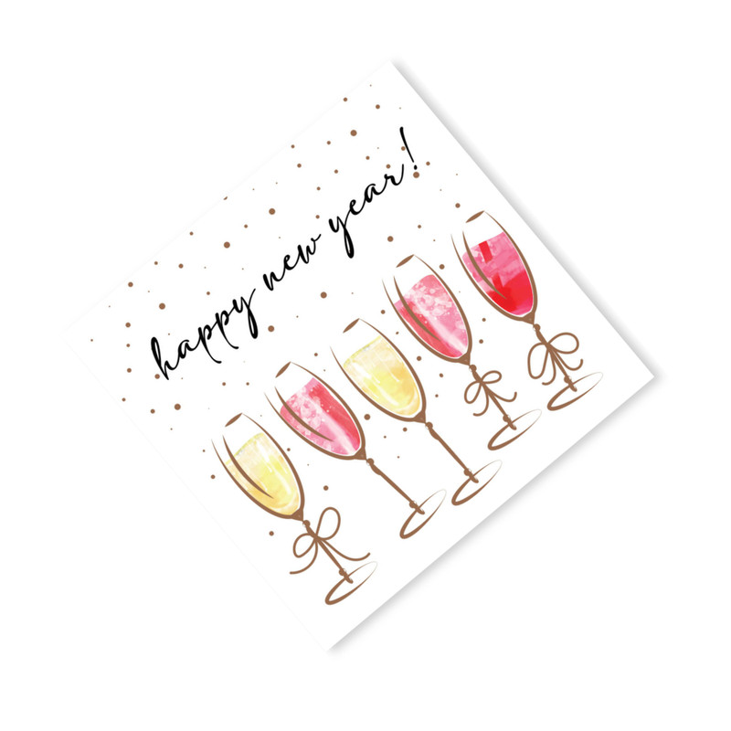 Servet Happy New Year - 33x33 cm