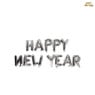 Happy New Year folieballon set - diverse varianten