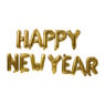 Happy New Year folieballon set - diverse varianten