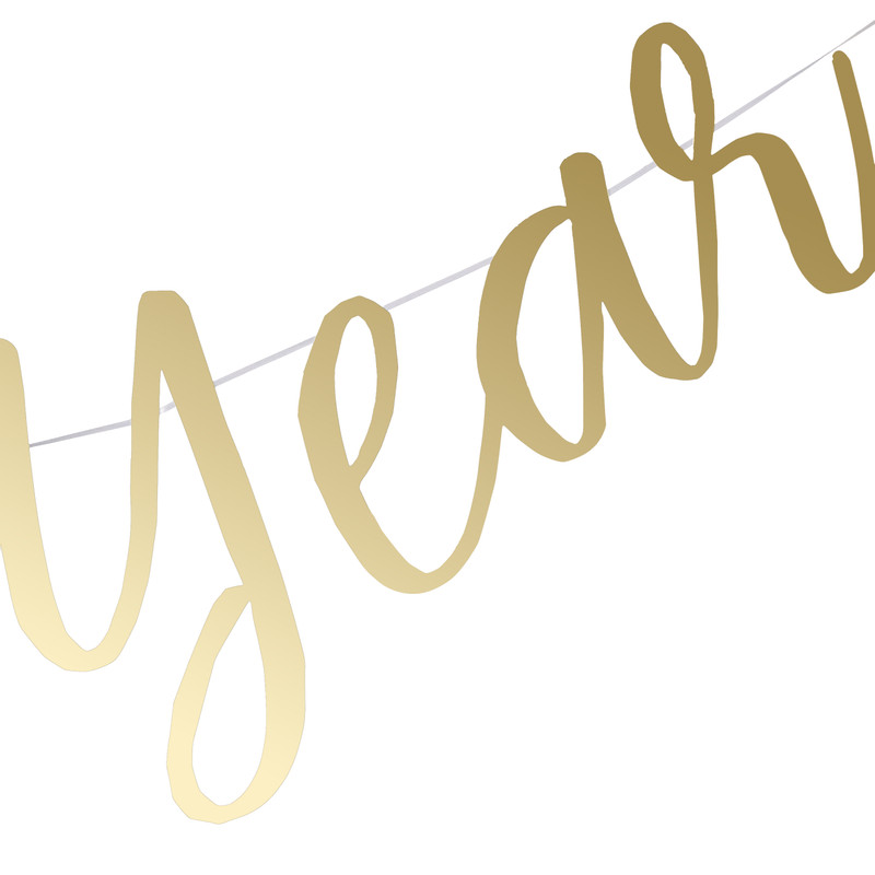 Happy New Year slinger - diverse varianten - 3 meter