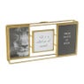 Collagelijst metaal - goudkleurig - 16.5x32x5 cm