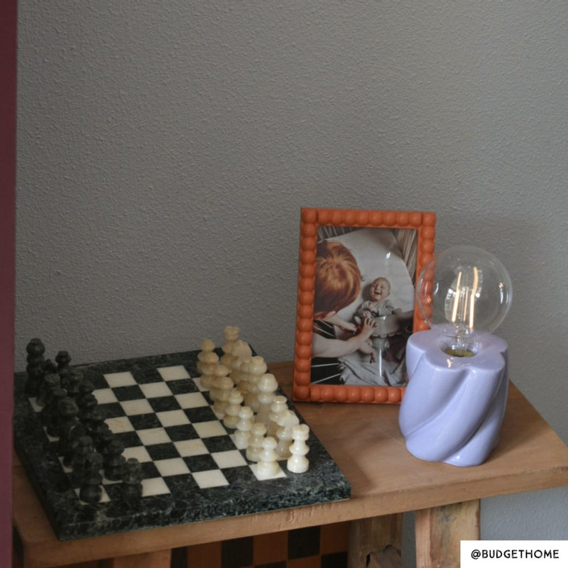 Fotolijst bobbles - oranje - 11x17 cm