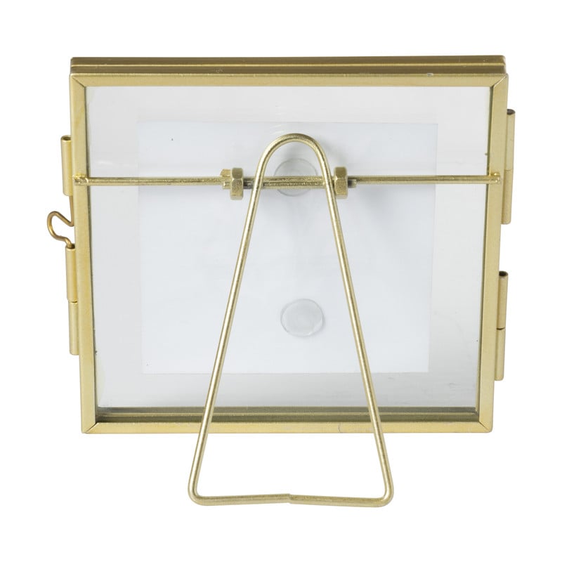 Fotolijst mini - goudkleurig - 10x10 cm