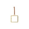 Mini fotolijstje hangend - goud - 6x6 cm