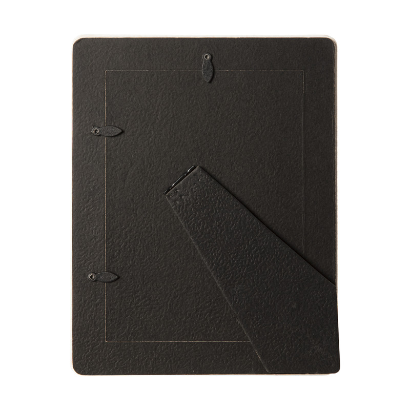 Fotolijst streep - paars/oranje - 10x15 cm