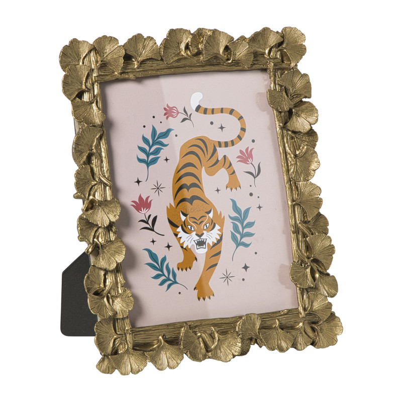 Fotolijst ginkgo - goud - 15x20 cm