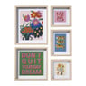 Fotolijsten set met posters - set van 5
