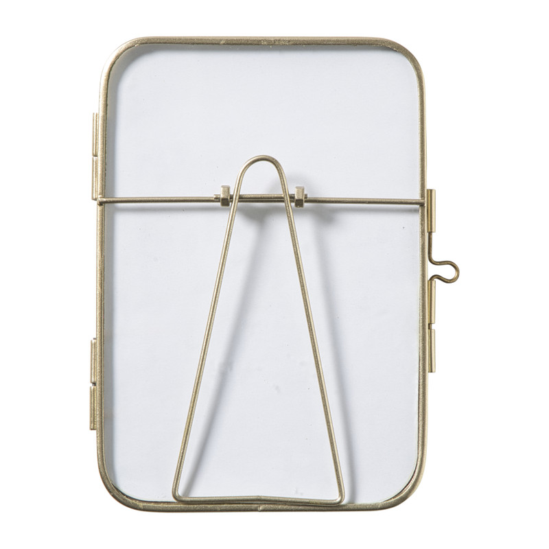 Fotolijst ronde hoeken - goudkleurig - 10x15 cm